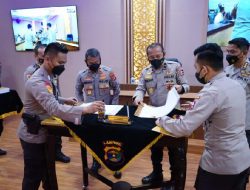 Wakapolda Lampung Hadiri Taklimat Akhir Audit Kinerja Itwasum Polri Tahap II Tahun 2022