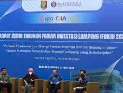 Forum Investasi Lampung Perkuat Kolaborasi Bersama Sinergi Promosi Investasi dan Perdagangan