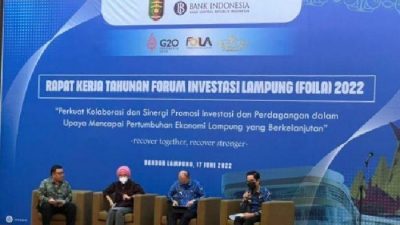 Forum Investasi Lampung Perkuat Kolaborasi Bersama Sinergi Promosi Investasi dan Perdagangan