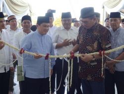 Bupati Musa Ahmad Dampingi Erick Tohir Resmikan Masjid di Gunung Sugih