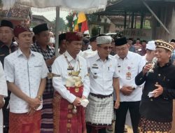 Bupati Lampura Resmikan Jembatan Wayrarem 2