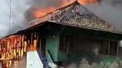 3 Rumah Terbakar di Pekon Kenali Diduga dari Gas Elpiji Bocor