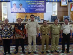 Bupati Lampung Tengah Hadiri Sosialisasi Pendaftaran NPWP bagi Pelaku Usaha