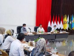 Pemprov Lampung Mengikuti Rakor Pengendalian Inflasi 2022 Secara Virtual