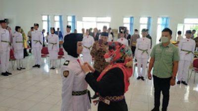 Bupati Tanggamus Kukuhkan Paskibraka