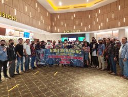 Tingkatkan Sinergi Dan Pererat Tali Silaturahmi, Keluarga Besar Ditreskrium Nobar Dengan Awak Media