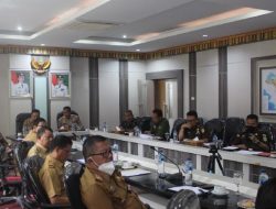 Pemkab Lambar Ikuti Rakor Inflasi Daerah Secara Virtual