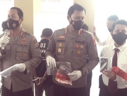 Petugas Gakkum Polairud Polda Lampung Sita Sepucuk Senpi Rakitan