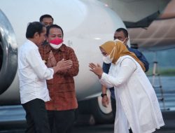 Presiden Jokowi dan Ibu Iriana Tiba di Lampung Disambut Gubernur Arinal Djunaidi