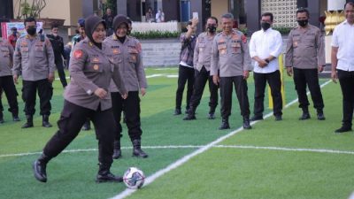 Wakapolda Lampung Buka Turnamen Mini Soccer Antar Fans Club