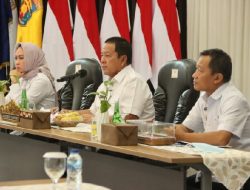 Pimpin Rapat Persiapan Acara Restocking Benih Ikan di Tuba, Gubernur: Perikanan merupakan Salah Satu Ujung Tombak