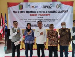 Ketua DPRD Lampung Gelar Sosperda di STAI AL-Maarif Lamteng