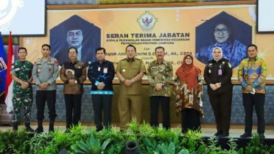 Ketua DPRD Mingrum Gumay Hadiri Sertijab Kepala BPK Lampung