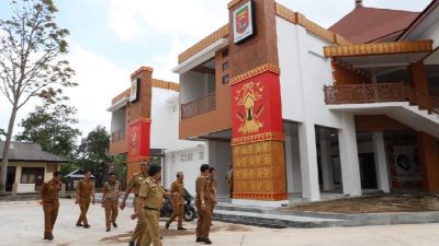 Sekda Kabupaten Lambar Tinjau Pembangunan Lamban Pancasila