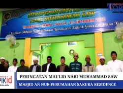 Peringatan Maulid Nabi Muhammad SAW di Masjid An Nur Sakura Residence Berlangsung Meriah