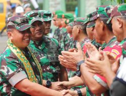 Danrem 043 Gatam Dampingi Pangdam ll Sriwijaya Kunker ke Kodim 0412 Lampung Utara