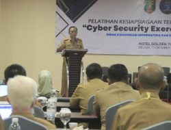 Wakili Gubernur, Kadis Kominfotik Lampung Buka Acara Pelatihan Teknis Cyber Security Exercise Technical