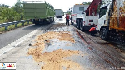 Terjadi Kecelakaan di Ruas Tol Bakter Diduga Karena Mengantuk, Hutama Karya Imbau Sopir Patuhi Tata Tertib Lalulintas