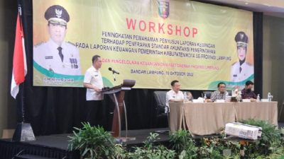 Wakili Gubernur, Sekdaprov Buka Workshop Peningkatan Pemahaman Penyusun Laporan Keuangan