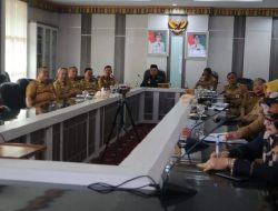 Pemkab Lambar Ikuti Rakor Inflasi Daerah Tahun 2022 Secara Virtual