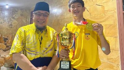 Kontingen Pengprov BKC Lampung Peringkat 6 Nasional Kejurnas Karate di Bandung