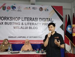 Jawara Internet Sehat Lampung Gelar Workshop Hoax Busting dan Literacy Privacy