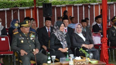 Danrem 043 Gatam Ikuti Upacara Memperingati Hari Pahlawan Tahun 2022 Bersama Forkopimda