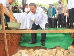 Gubernur Arinal Melakukan Peletakan Batu Pertama Pembangunan Gedung Pusat Kajian Cassava, Kelapa Sawit dan Tebu