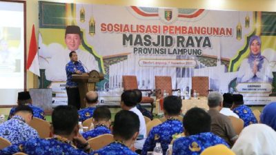 Gubernur Arinal Lakukan Sosialisasi Pembangunan Masjid Raya Provinsi Lampung