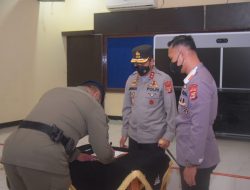 Kapolda Lampung Pimpin Penerimaan Jenazah Briptu Anumerta Gilang Aji Prasetyo