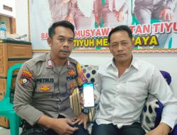 Bhabinkamtibmas Polsek Gunung Agung Sosialisasi Aplikasi Polri Super App