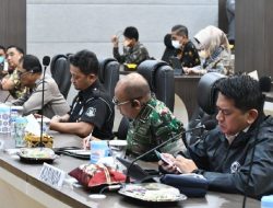 Kasrem 043 Gatam Hadiri Rakoord Lintas Sektoral Dalam Rangka Kesiapan Pengamanan Nataru 2023