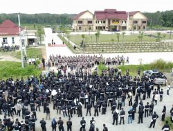 Aksi Damai Organisasi PSHT ke Polres Tubaba