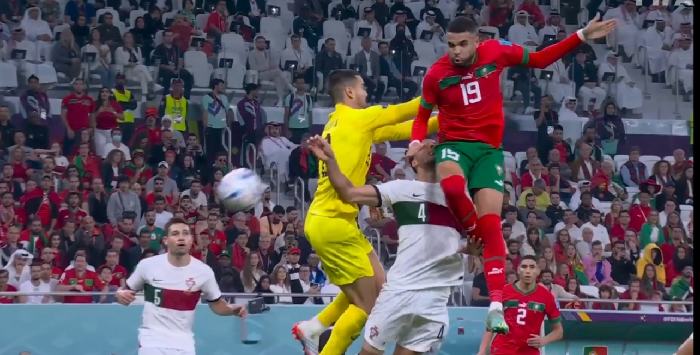 Youssef En-Nesyri adalah pahlawan bagi Atlas Lions (Maroko) dengan sundulan luar biasa di babak pertama yang melanjutkan dongeng Maroko di Semi Final Piala Dunia Qatar 2022. Tangkapan layar