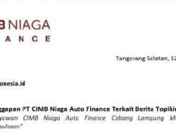 PT CIMB Niaga Auto Finance Beri Tanggapan Berikut Ini! Soal Karyawan yang Diduga Mengaku Dizolimi Perusahaan
