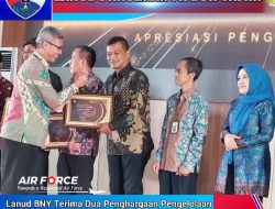 Lanud BNY Terima Dua Penghargaan Pengelolaan Barang Milik Negara dari DJKN Lampung