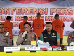 Polres Lamsel Garap Tambang Emas Ilegal di Katibung