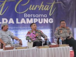 Jumat Curhat, Kapolda Lampung Serap Kegelisahan Masyarakat, Salah Satu Warga Tanya Soal Tilang Elektronik