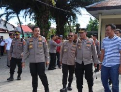 Wakapolda Lampung Lakukan Peninjauan Lokasi Mako Sementara Polres Pesisir Barat