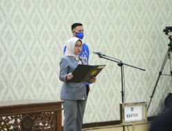 Rektor Unila Prof Lusmeilia Lantik Empat Warek dan Ketua LP2M