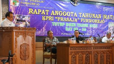 Diikuti Ratusan Anggota, KPRI Prasaja Purworejo Jawa Tengah Gelar RAT