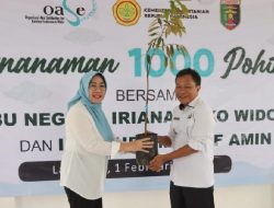Pemprov Lampung Ikuti Penanaman 1000 Pohon Buah Secara Serentak