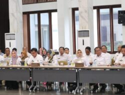 Gubernur Arinal dan Kepala SKPD Ikuti Rakor Pengendalian Inflasi Daerah