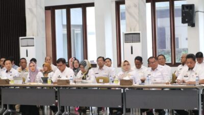 Gubernur Arinal dan Kepala SKPD Ikuti Rakor Pengendalian Inflasi Daerah