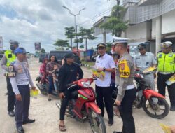 Satlantas Polres Tubaba Gelar Razia Gabungan Operasi Keselamatan Krakatau 2023