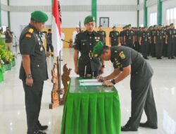 Korem 043 Gatam Gelar Acara Tradisi Pengantar Tugas dan Tanggungjawab Jabatan Kasi Intel Kasrem