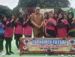 Selalu Kedepankan Sportifitas, Ucap Kadis Pendidikan Mesuji  saat Membuka Turnamen Voly dan Futsal antar Pelajar SMP Di Kecamatan Way Serdang