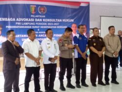 Pengurus LAKH PWI Lampung Resmi Dilantik