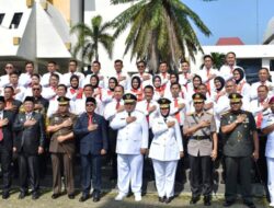 Danrem 043 Gatam Hadiri Upacara Peringatan Hari Jadi ke-59 Provinsi Lampung Tahun 2023
