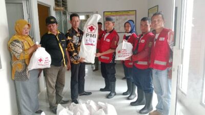 PMI Lampung Distribusikan Bantuan Korban Banjir di Lamteng